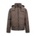 Reversible FF Monogram & Diagonal Stripe Puffer Jacket