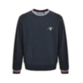 Heritage Crest Striped-Trim Sweatshirt