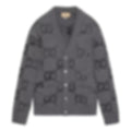 Brushed GG Jacquard Knit Cardigan