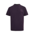 Damier Tonal Knit T-Shirt | Deep Plum