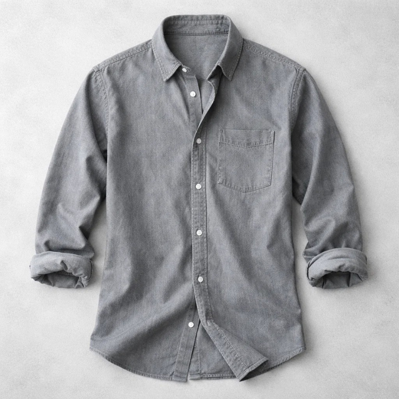 Owen — Oxfordhemd — Grau